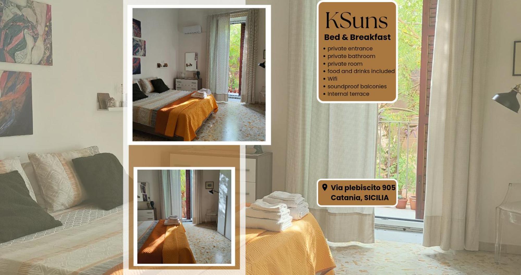 Ksuns Bed & Breakfast Catania Luaran gambar