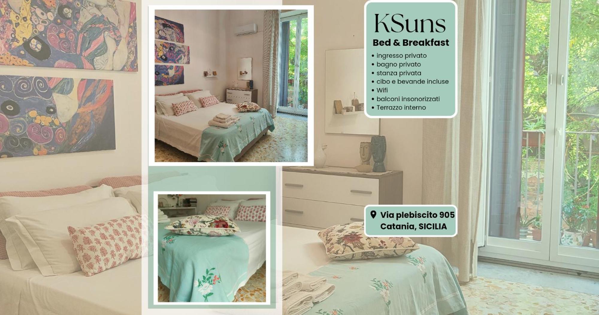 Ksuns Bed & Breakfast Catania Luaran gambar